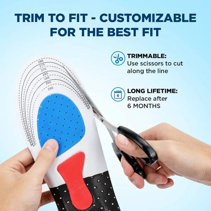 Breathable Insoles with Shock Absorption1