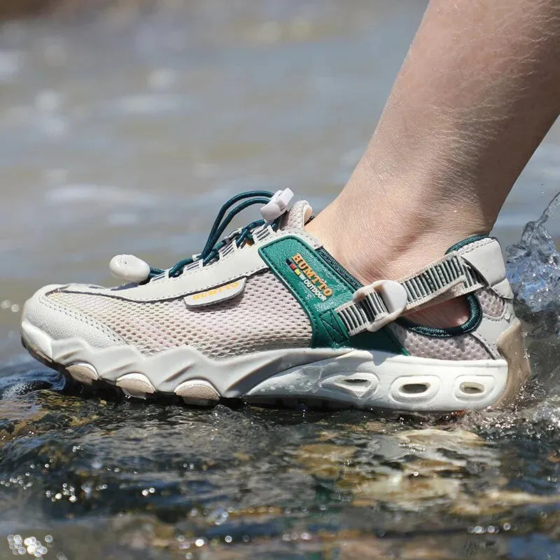  Anti-Slip & Comfortable Outdoor Trekking Sneakers - For Women green1