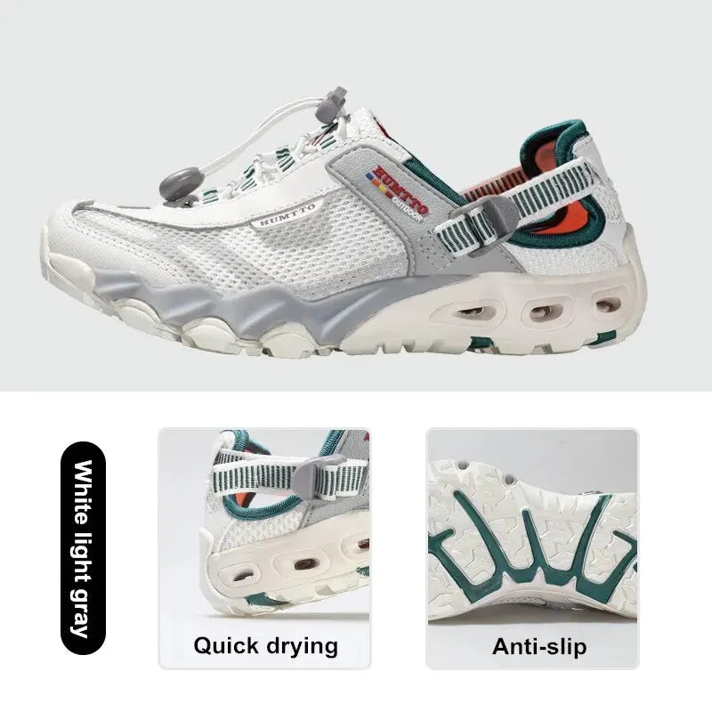  Anti-Slip & Comfortable Outdoor Trekking Sneakers - For Women grey1