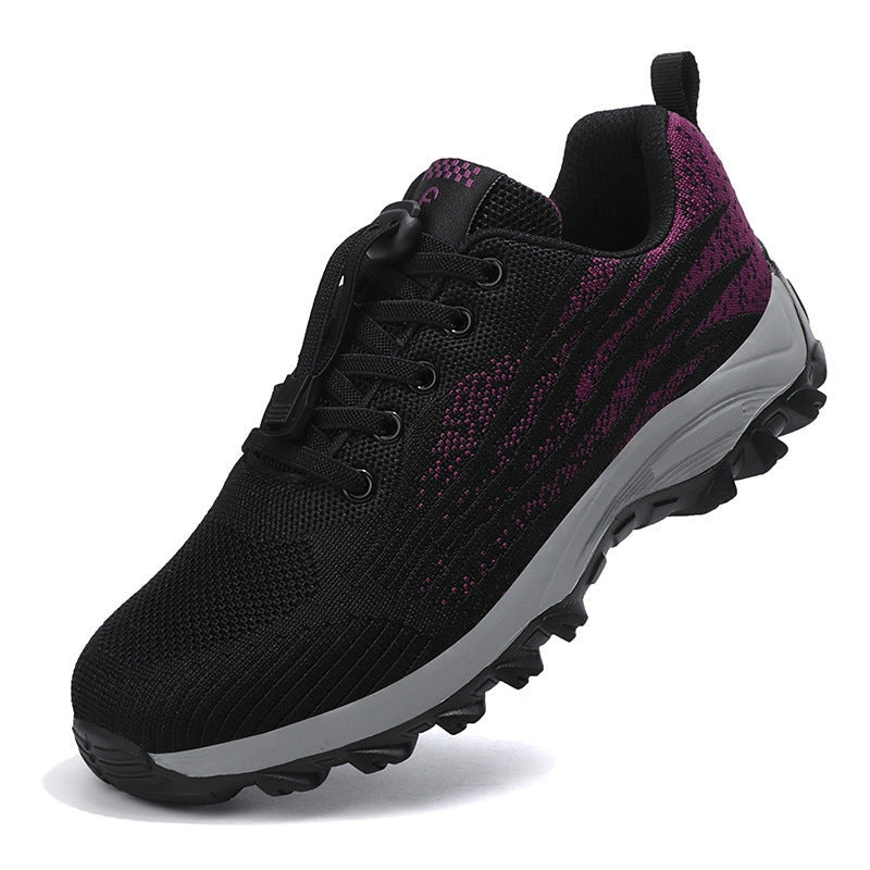 Anti-Slip & Comfortable Sneakers - Unisex black 7 purle