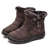 Anti-Slip Winter Boots with Warm Fur Lining - Unisex brown