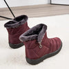  Anti-Slip Winter Boots with Warm Fur Lining - Unisex red1