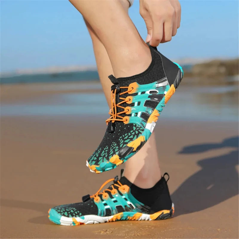 Barefoot Breathable & Flexible Aquatic Sneakers - For Kids and Adults black45