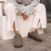  Boston Suede Slippers with Wedge Soles green2
