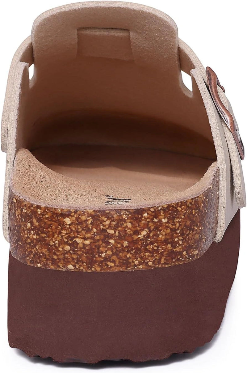  Boston Suede Slippers with Wedge Soles grey2