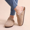 Boston comfortable & Warm Fur-Lined Slippers – Unisex apricot2