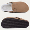 Boston comfortable & Warm Fur-Lined Slippers – Unisex brown2