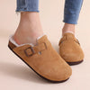 Boston comfortable & Warm Fur-Lined Slippers – Unisex brown4