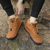 Warm Barefoot Winter Ankle Boots brown4