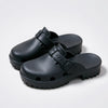 Breathable Clogs with Thick Sole black