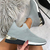 Breathable & Elegant Slip-On Sneakers grey