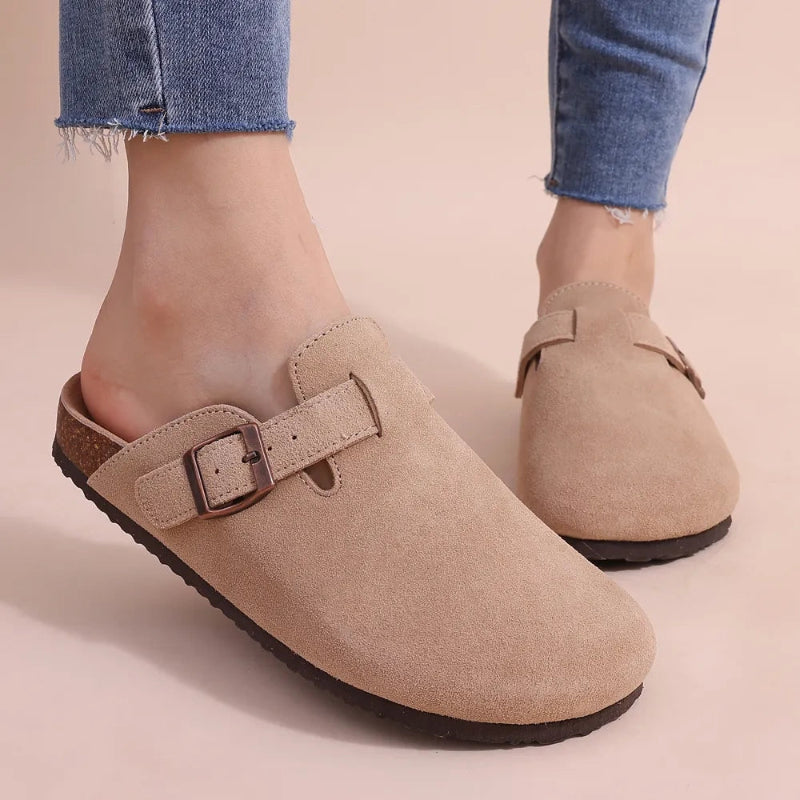 Breathable & Lightweight Boston Clog Slippers - Unisex apricot1