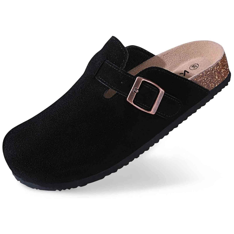 Breathable & Lightweight Boston Clog Slippers - Unisex black