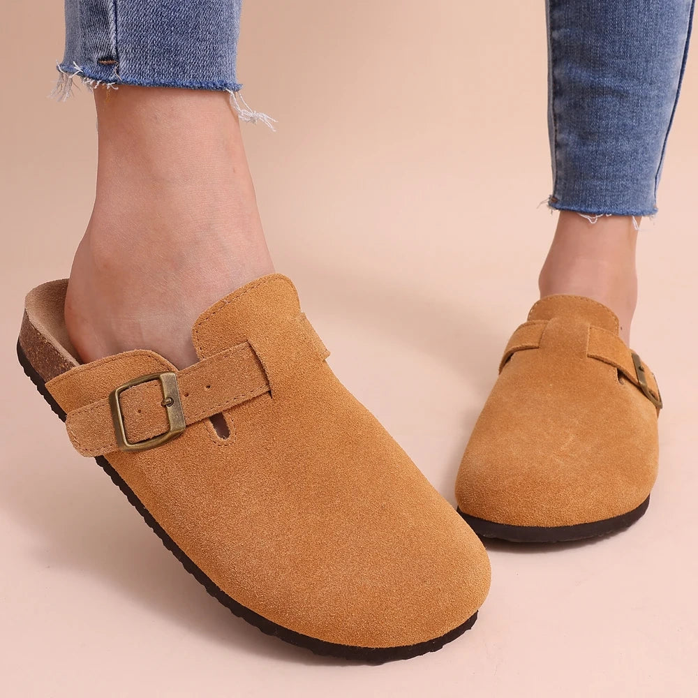 Breathable & Lightweight Boston Clog Slippers - Unisex brown1