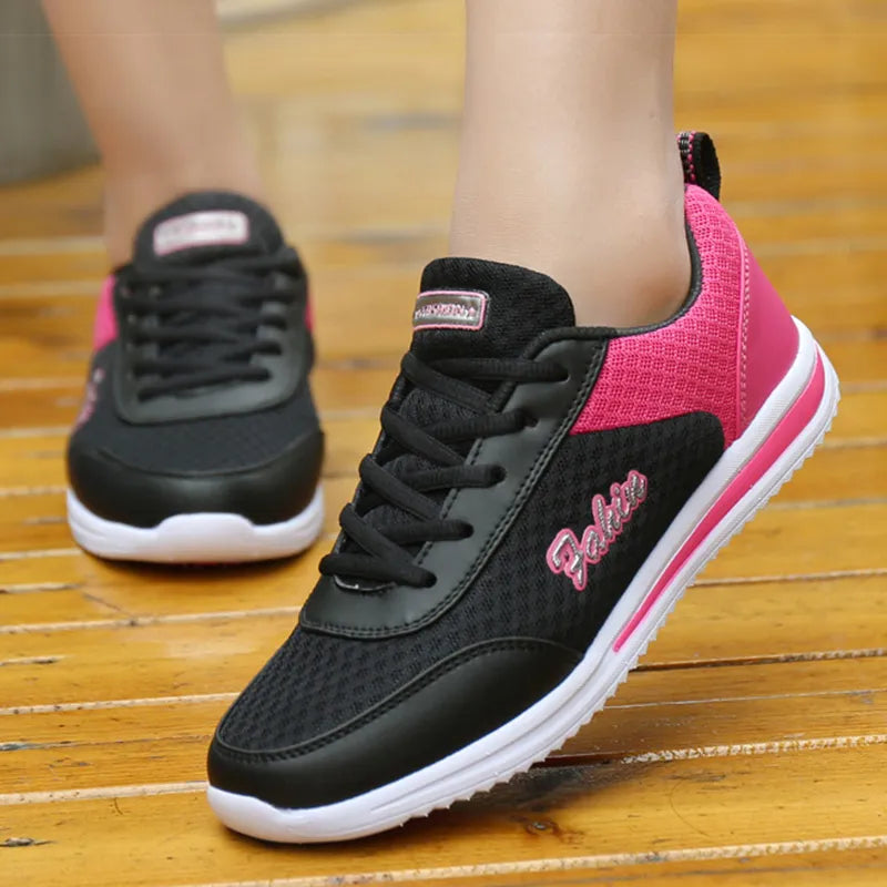 Breathable Mesh Casual Sneakers black1