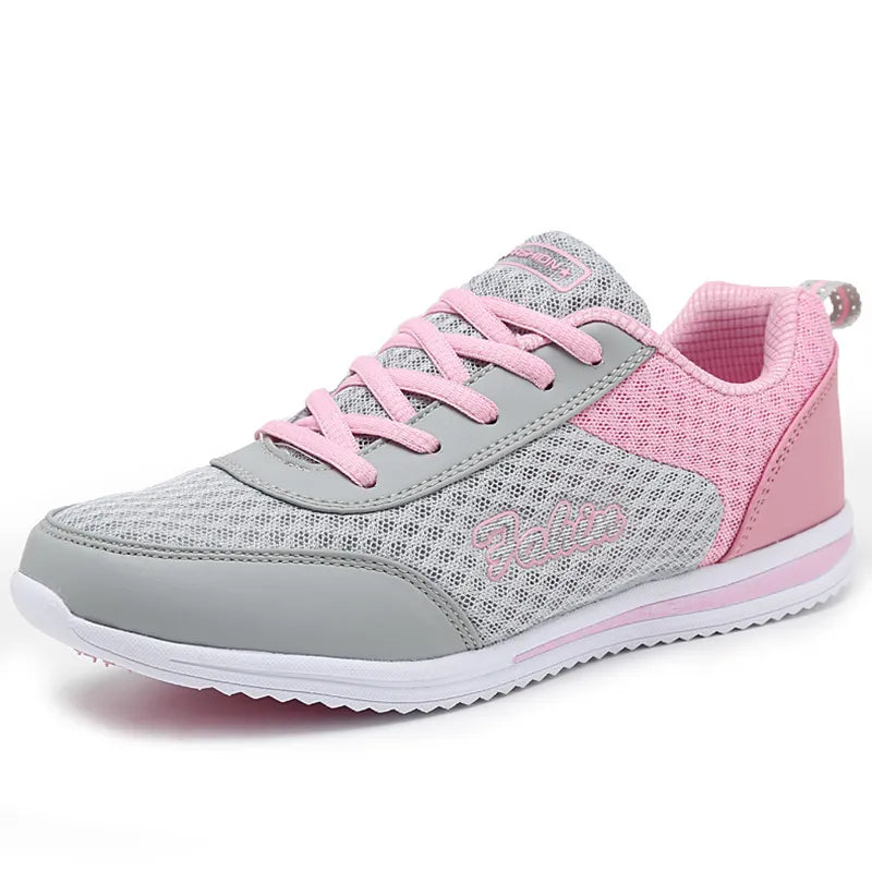 Breathable Mesh Casual Sneakers grey