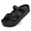Breathable & Non-Slip Adjustable Double Buckle Sandals - For Women black