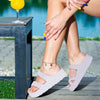 Breathable & Non-Slip Adjustable Double Buckle Sandals - For Women white1