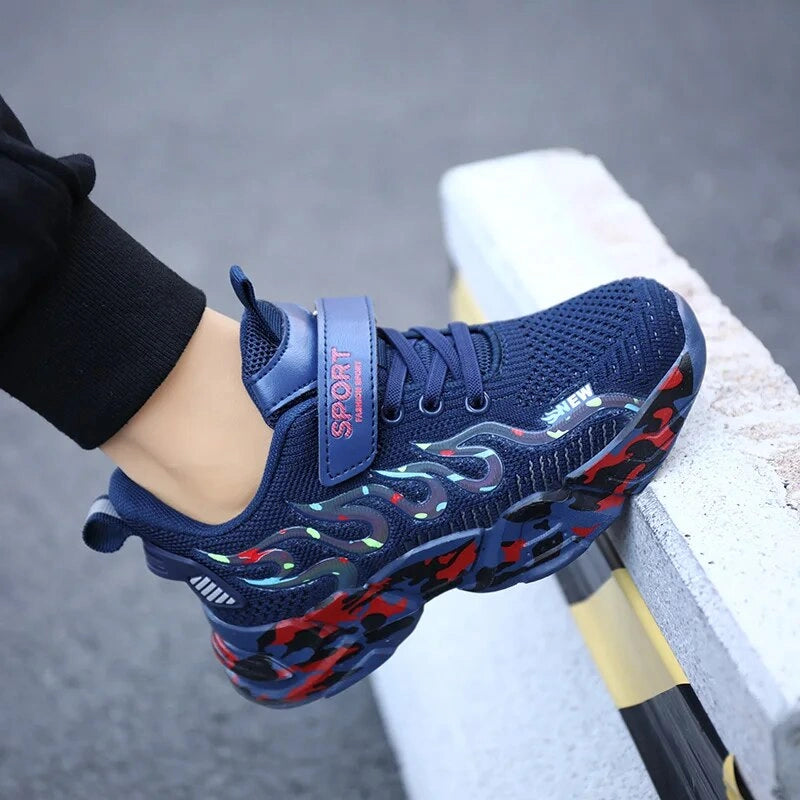 Breathable & Non-Slip Sneakers - For Kids blue