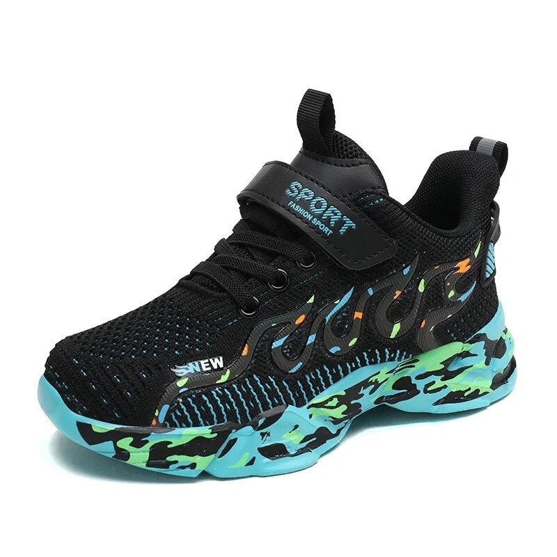 Breathable & Non-Slip Sneakers - For Kids green