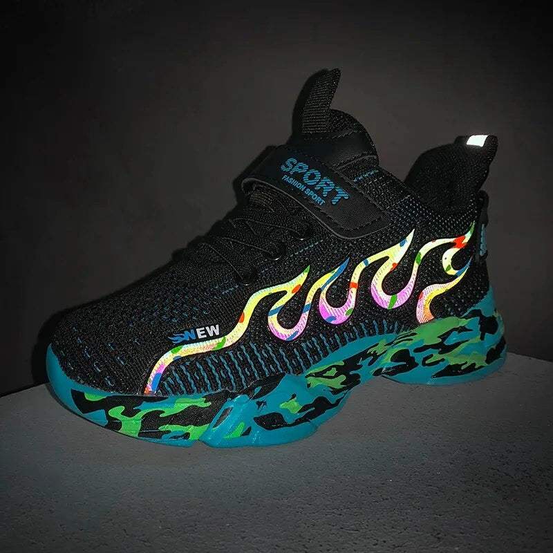 Breathable & Non-Slip Sneakers - For Kids green2