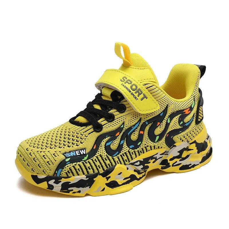 Breathable & Non-Slip Sneakers - For Kids yellow