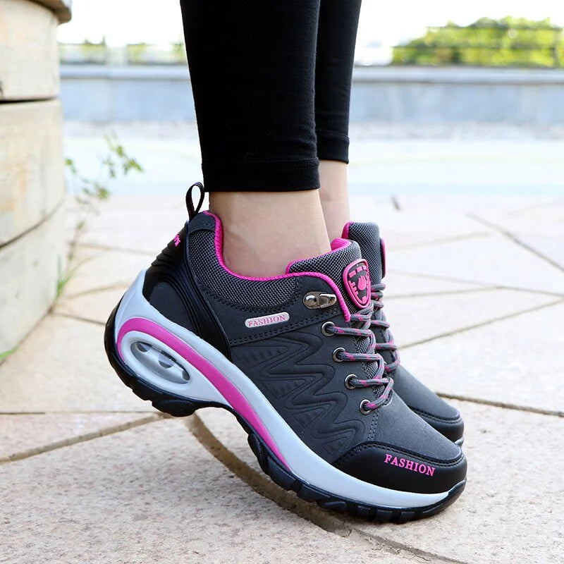 Breathable & Non-Slip Sneakers – For Women gray1