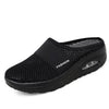 Breathable Orthopedic Diabetic Slippers - For Women black