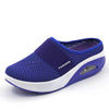 Breathable Orthopedic Diabetic Slippers - For Women blue