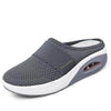 Breathable Orthopedic Diabetic Slippers - For Women gray