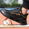 Breathable Safety Trainers with Rotating Dial Closure orange1