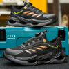 Breathable Safety Trainers with Rotating Dial Closure orange2