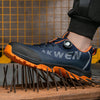 Breathable Safety Trainers with Steel Toe Cap orange1
