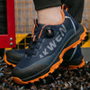 Breathable Safety Trainers with Steel Toe Cap orange2