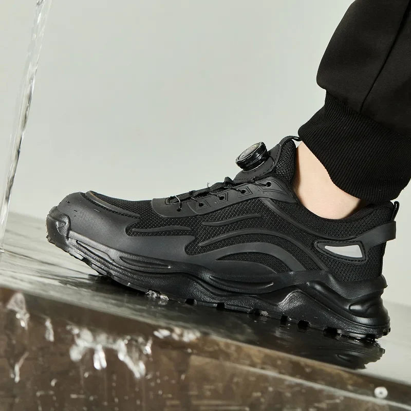 Breathable Safety Trainers with Twist-Lock Closure2