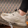 Breathable Safety Trainers with Twist Lock beige2