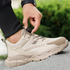 Breathable Safety Trainers with Twist Lock beige3