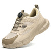 Breathable Safety Trainers with Twist Lock beige
