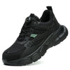 Breathable Safety Trainers with Twist Lock black