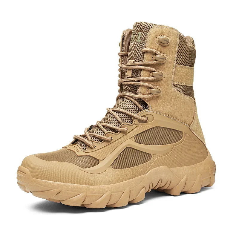 Breathable Tactical Hiking Boots sand