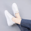 Breathable Trainers with Embroidered Flowers gold4