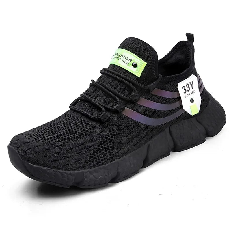  Breathable & Ultra-Lightweight Running Sneakers black