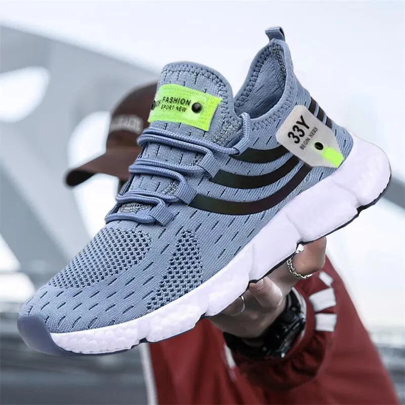 Breathable & Ultra-Lightweight Running Sneakers grey