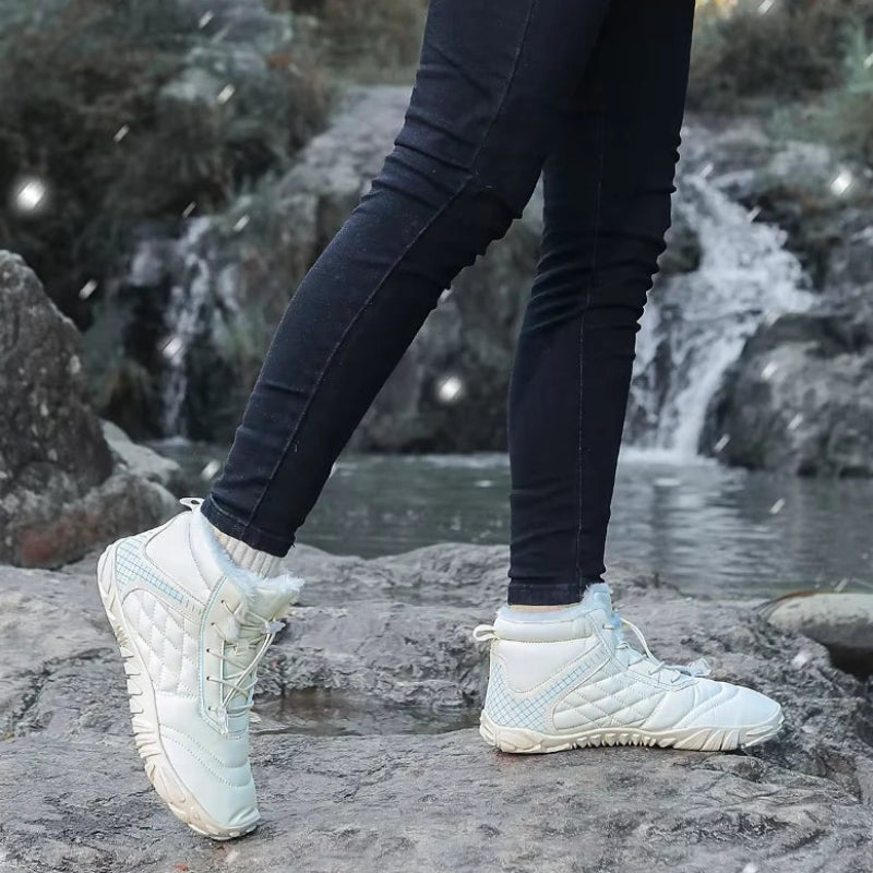 Warm Fur Lined Outdoor Winter Boots white2