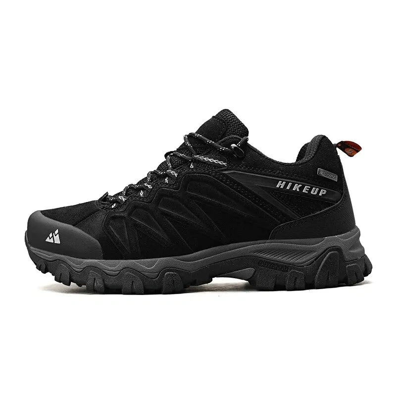 Comfortable & Breathable Outdoor Hiking  Sneakers - For Men black