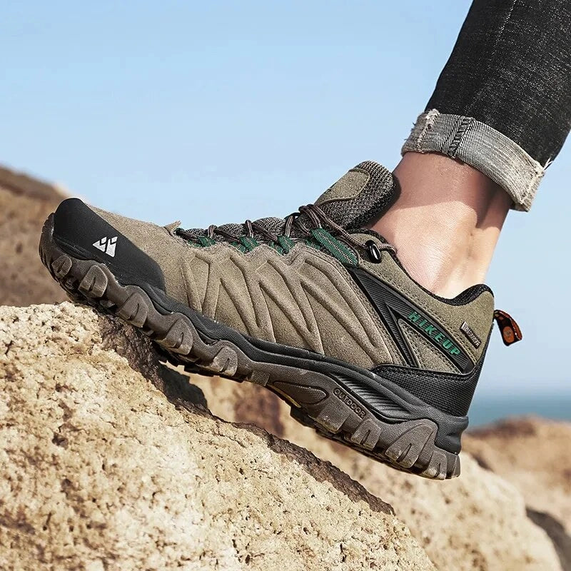 Comfortable & Breathable Outdoor Hiking  Sneakers - For Men khaki1