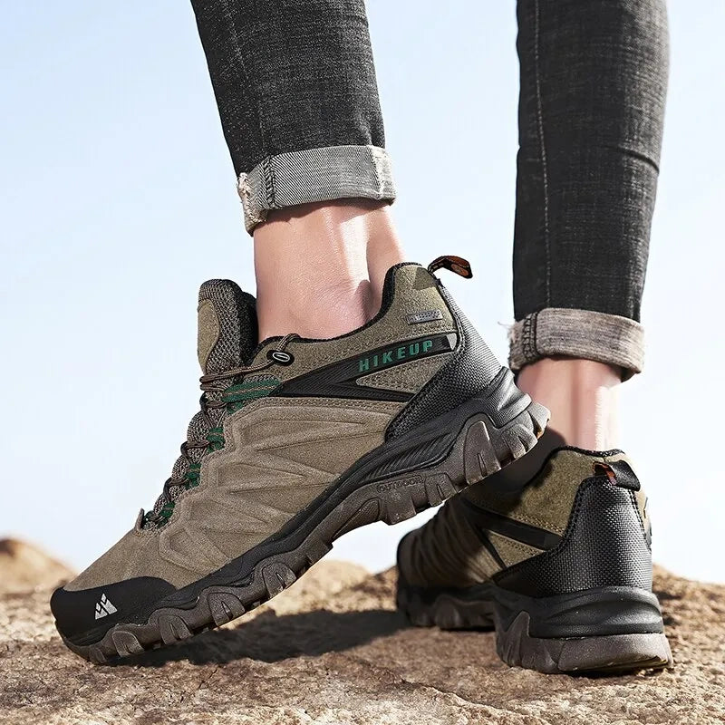 Comfortable & Breathable Outdoor Hiking  Sneakers - For Men khaki2