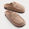 Comfortable & Breathable Suede Clogs apricot3