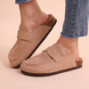 Comfortable & Breathable Suede Clogs brown