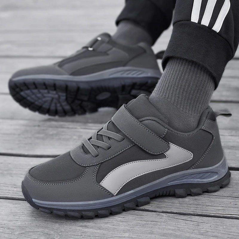 Comfortable & Breathable Velcro Sneakers grey
